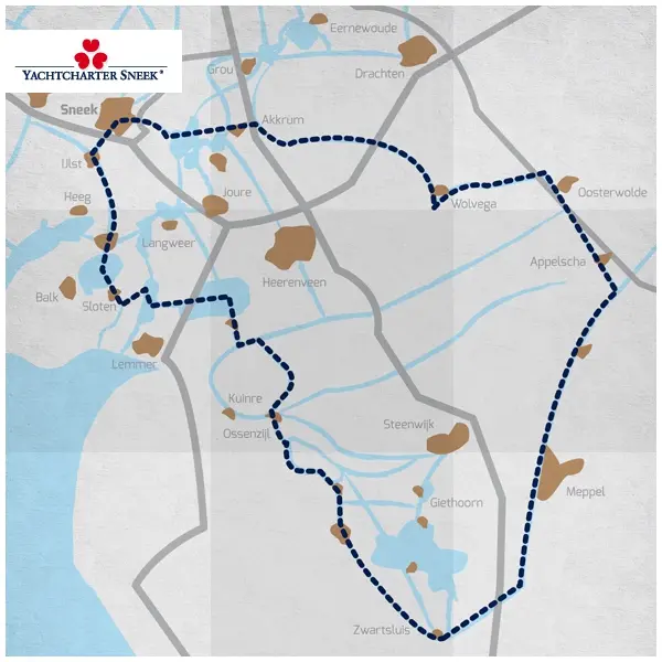 De Turfroute in de Friese Wouden